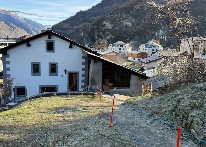 度假居 Hubelhaus, Freistehende Wohlfuehloase An Sehr Schoener Lage Turtmann
