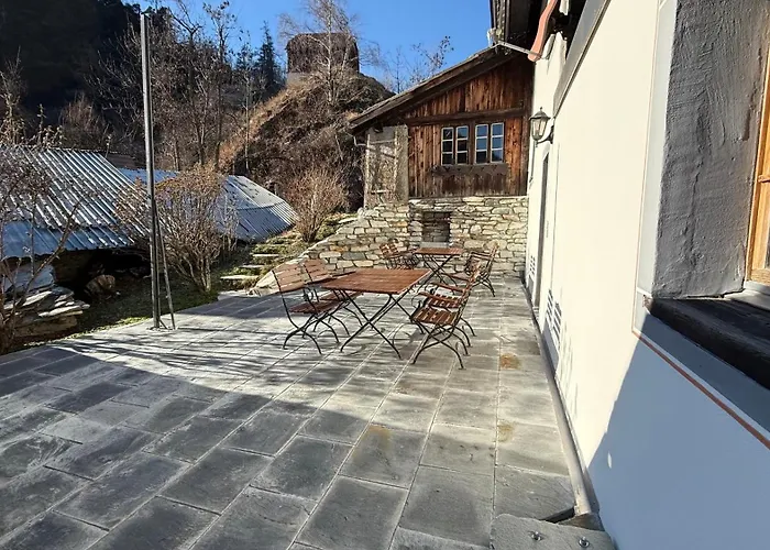 度假居 Hubelhaus, Freistehende Wohlfuehloase An Sehr Schoener Lage Turtmann